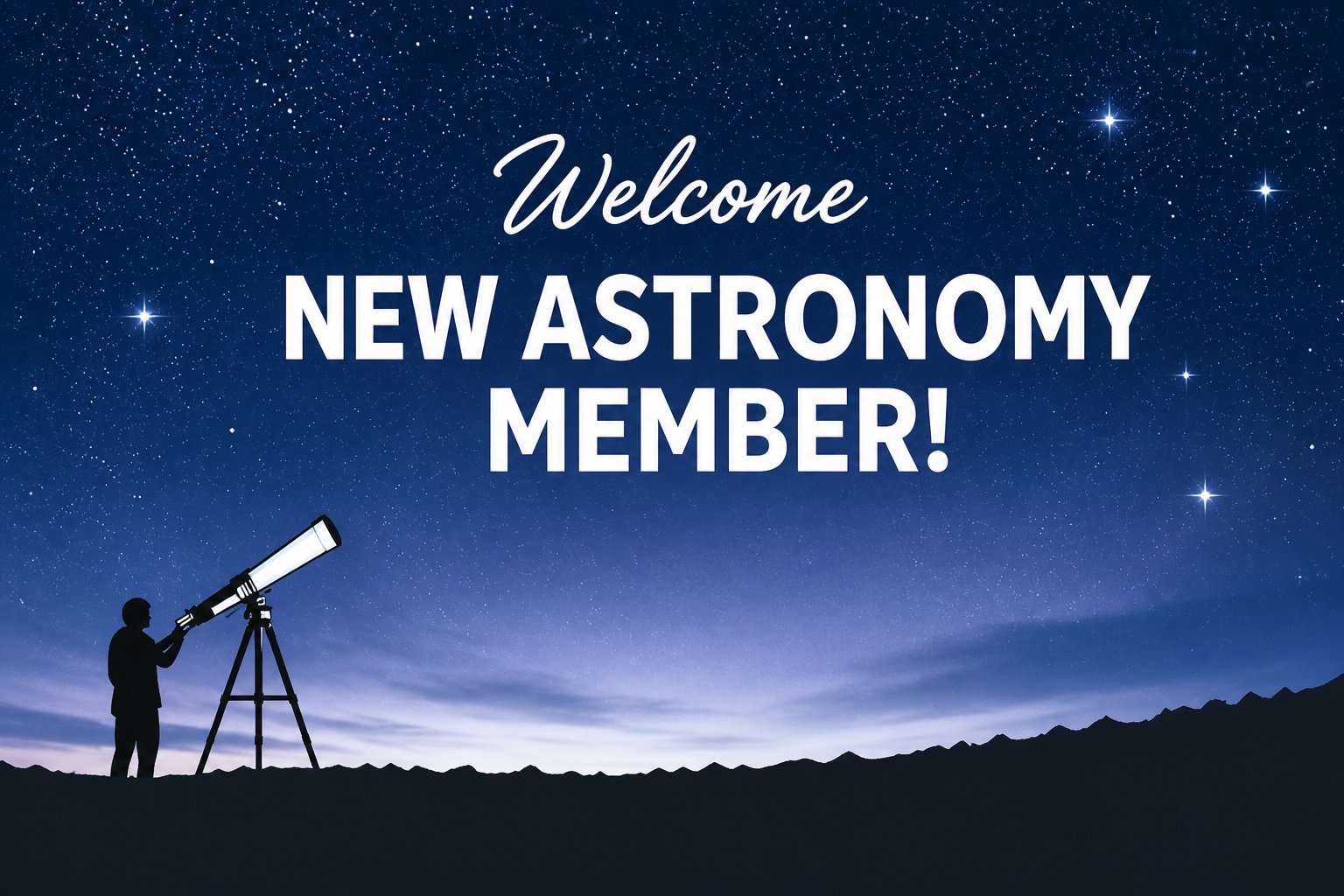 New Astronomy Sky Watchers meeting