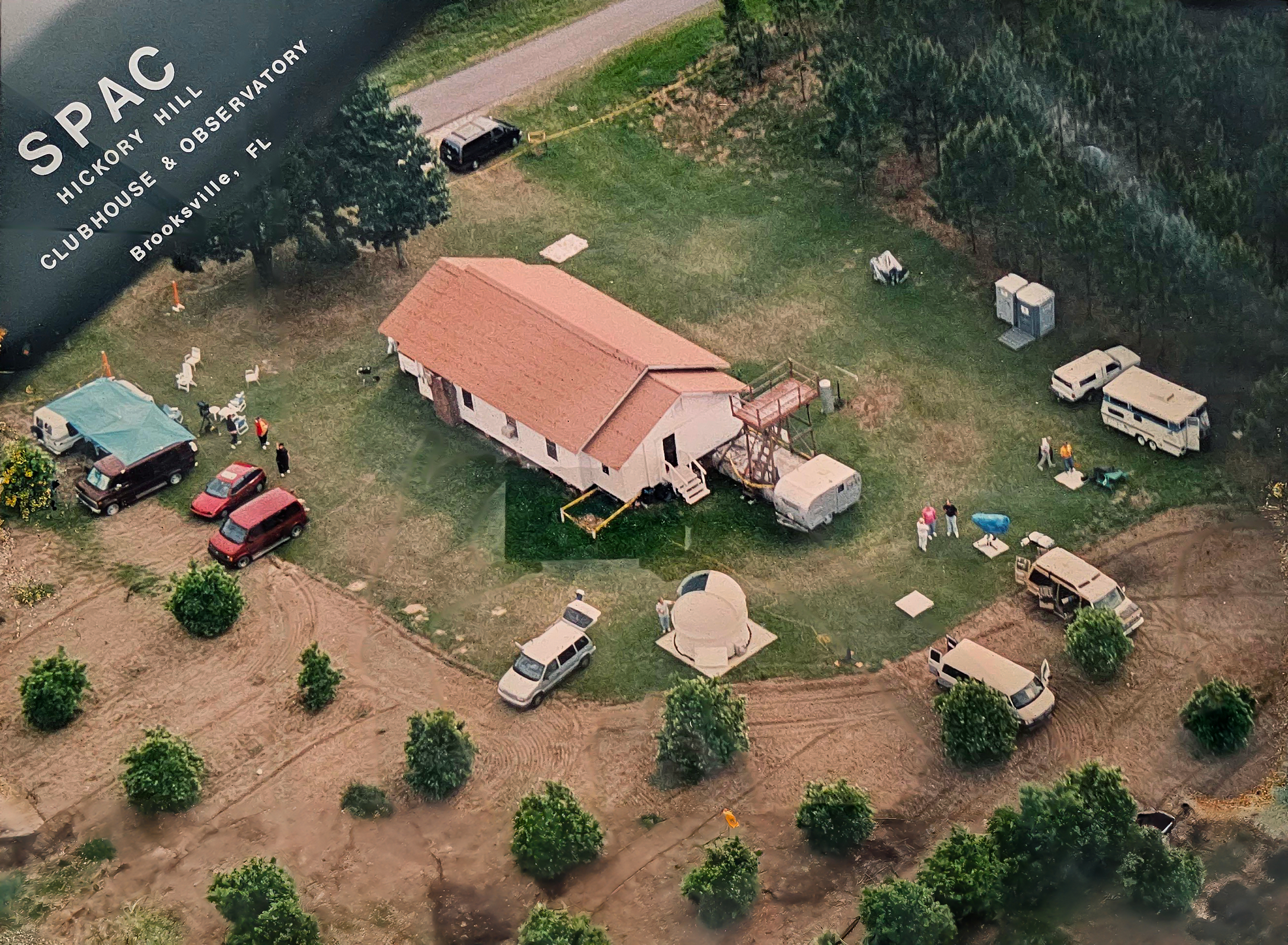 A photo taken around 1997 of our old clubhouse on Hickory Hill Road in Brooksville.